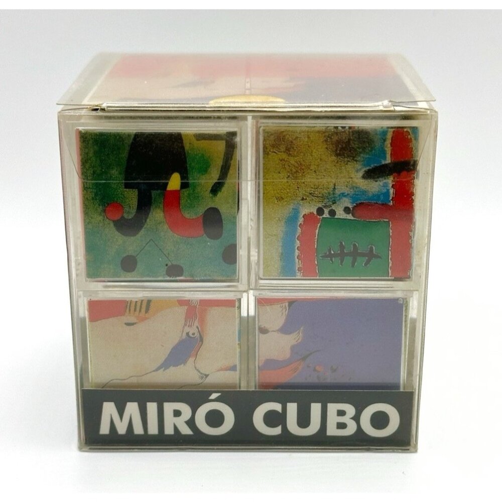 Joan Miro Cube‎ Puzzle Made In Germany 1991
